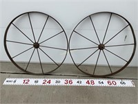 36 inch matching milk cart wheels