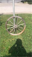 Primitive wooden wheel