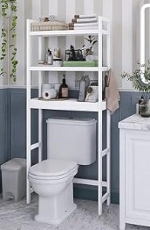 Mallboo Toilet Storage Rack White