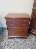 Suter's Cherry 4 Drawer Miniature Chest 28"T