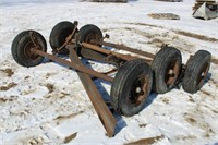 (3) Mobile Home Axles w/Tongue, Approx 77"