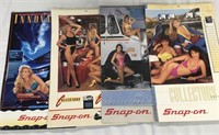 Lot of 4 Snap On Tools Calendars