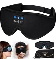 New, MUSICOZY Sleep Headphones, 3D Sleep Mask