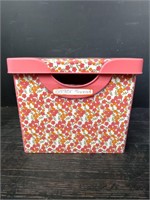 Floral Box W/ Serger Thread