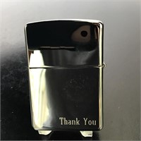 ZIPPO LIGHTER ETCHED THANK YOU