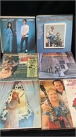 Vintage vinyl albums, Bobbie Hentry and Glen