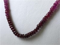 $400. 14kt. Rubies Necklace