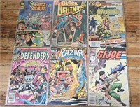 Lot of 6 Comic Books GI Joe Black Lightning