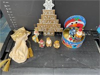 Christmas lot with ornaments