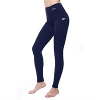 C728 Nirlon Yoga Leggings,High Waisted - Pockets,