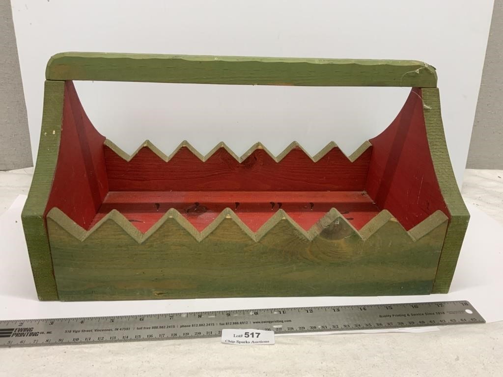 Vintage Watermelon Tool Box/Tray