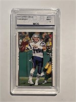 2007 Upper Deck Tom Brady Football card