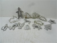 Lot of Misc. Metal Cookie Cutters