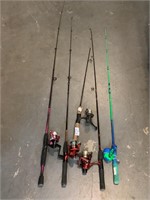 Assorted Fishing Poles