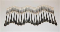 20 Christofle Silver Plated Forks