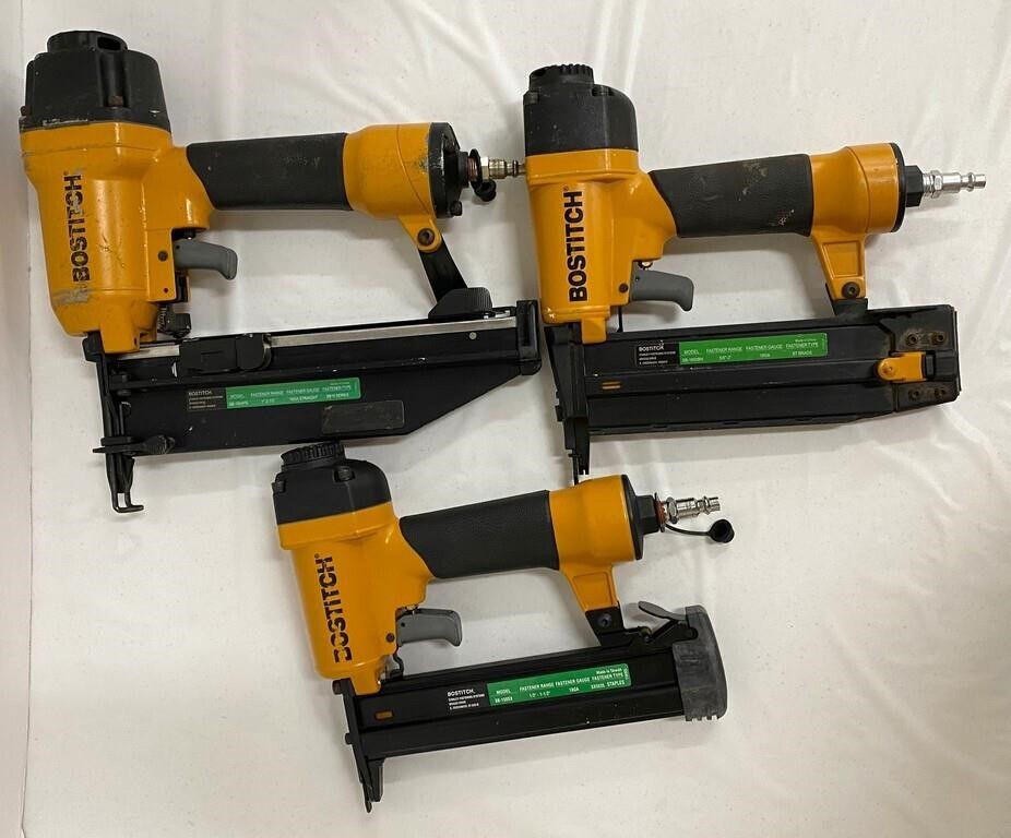 Three Bostitch Nail Guns