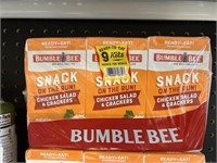 Bumble Bee snack chicken salad-crackers 9 kits