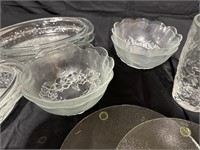 Fantasia tumblers, dessert bowls, and lunch plates