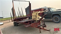 NH 1033 Selfloading/unloading Bale Wagon