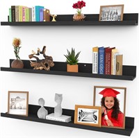 36 Inch Floating Shelves for Wall, Set of 4 in Ebo