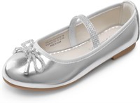 WF779  DREAM PAIRS Girls Glitter Ballet Flats 12 S