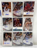 9x Basketball High End autographed cards