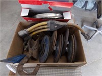Box of grinder wheels and more