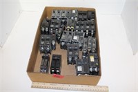 Mixed Lot of Circuit Breakers USED