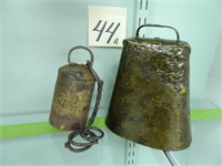 Large & Small Vintage Cow Bells