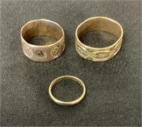 14 Kt. Gold Baby Ring, Goldtone Rings.