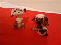 Vintage Puppy Salt & Pepper Shaker Set