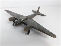Wooden, Painted Model Plane (13 1/2" X 10")