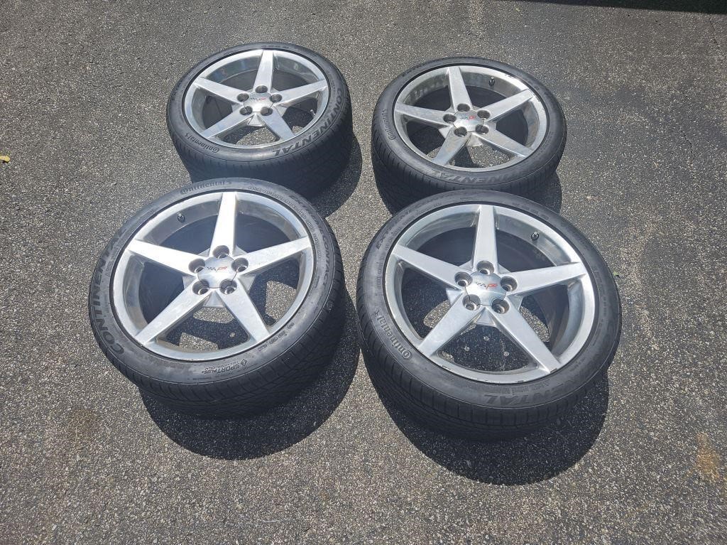 (4) CHEVROLET CORVETTE ALUMINUM TIRES