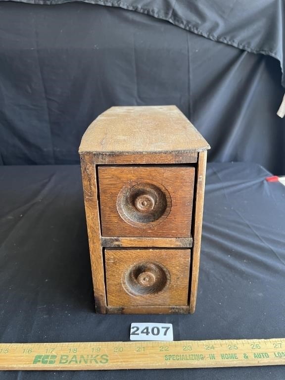Antique Wood Sewing Machine Drawers