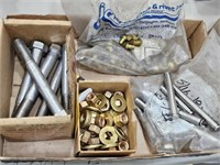 BRASS RIVETS, STAINLESS HARDWARE-USED FOR MAKING