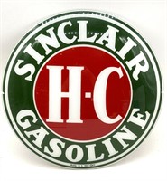 Sinclair Gasoline Glass Globe Face 13.5”  (Chip