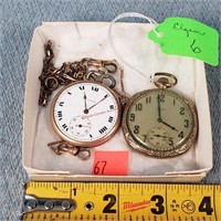 Vintage Elgin & Illinois Pocket Watches - As Is