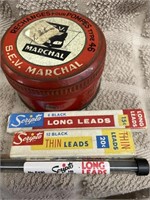 Scripto Pencil Lead, Marchal  can with contents