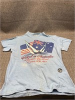 Vintage USA VS Australia Sailing T-Shirt Med.