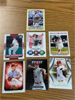 STL Cardinals Adam Wainwright 7 card lot