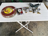 Oxy- Acetylene gauges & hose set