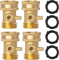 Xiny Tool Brass Garden Hose Shut Off Valve 3/4