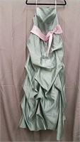 Green Strapless Dress- Size Unknown