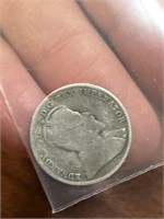 1907 Canadian 5 cent piece silver