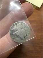 1910 Canadian 5cent silver