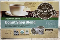 Java World Organic Donut Shop Blend Bb 03-08-2026