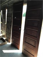 SOLID WOOD DOORS 30 X 88 1/2 WITH FRAMES