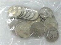 (20) Random Date 90% Silver Quarters