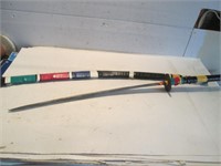 ASIAN SWORD DECORATED WITH COLOURED TAPE