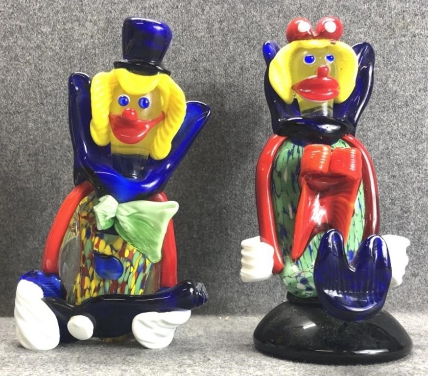 Art Glass Clowns